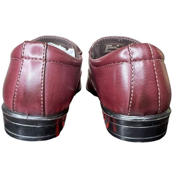 NEW Deer Stags Matteo Kids Burgundy Slip On Loafer 4M - Picture 6 of 10